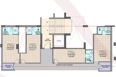 Basement Hills Layouts - 3BHK+Study